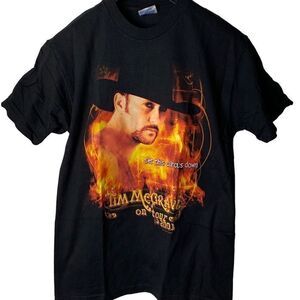 Vintage Y2K 2000s Tim McGraw set this circus down country music band t shirt siz